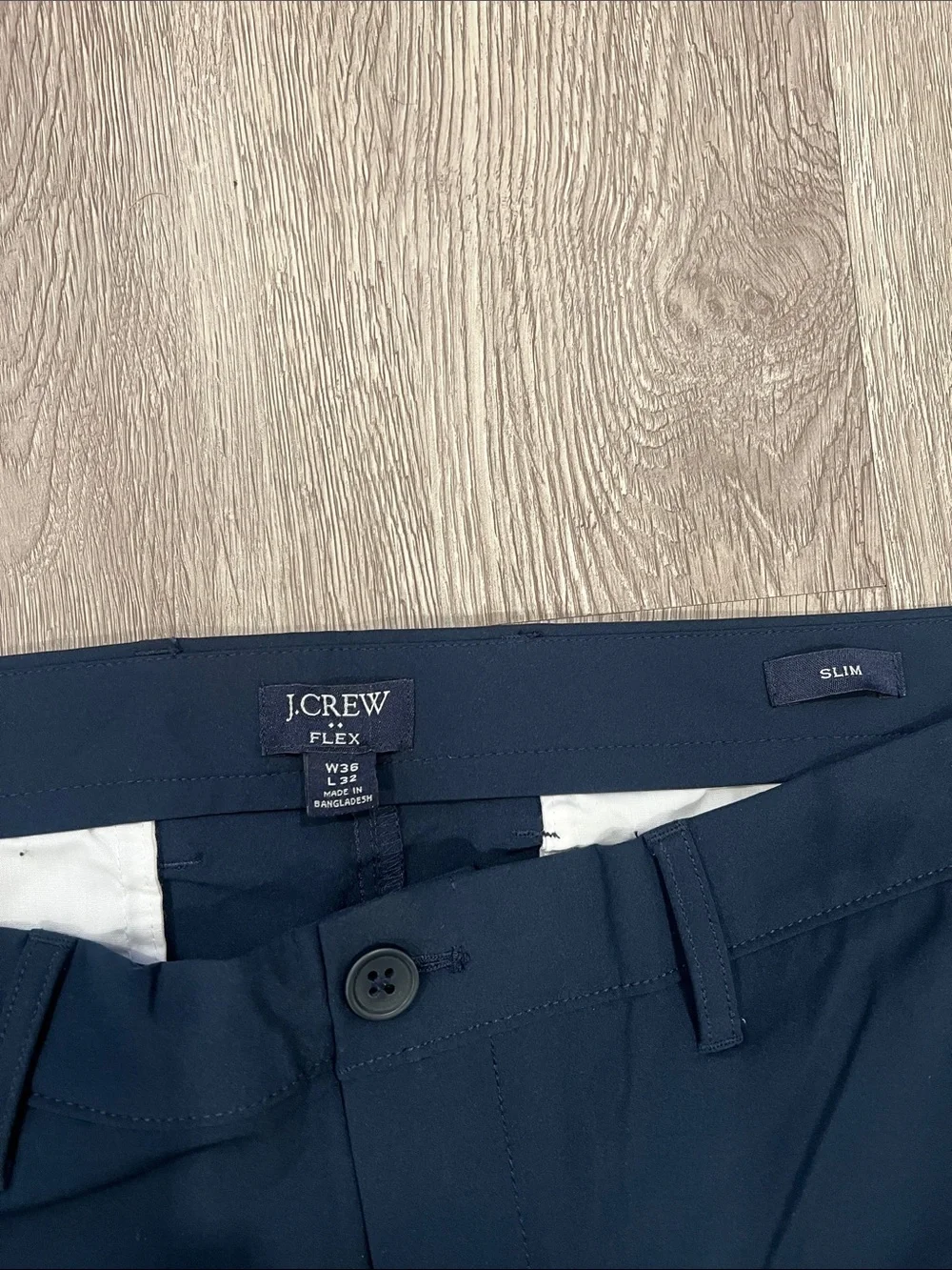 J Crew Flex - Men's Navy Performance Chinos - Size W36 x L32